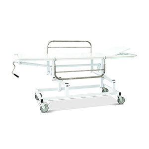 CARRO MACA HOSPITALAR  1 MANIVELA COM ELEVAÇÃO DE ALTURA