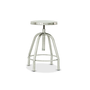 BANCO GIRATÓRIO TOTALMENTE EM AÇO INOXIDÁVEL