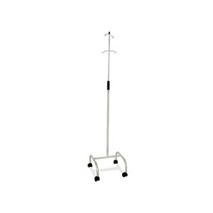 PORTA SORO REGULÁVEL TOTALMENTE EM AÇO INOXIDÁVEL COM RODÍZIOS